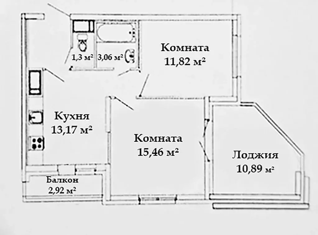 2-к кв. Ленинградская область, Мурино Всеволожский район, ул. ... - Фото 2