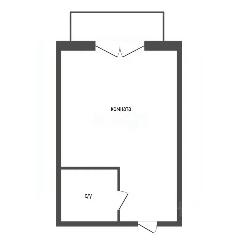 Студия Красноярский край, Красноярск ул. Гусарова, 78 (26.6 м) - Фото 2