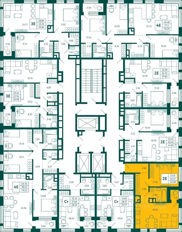 1-к кв. Башкортостан, Уфа Зеленая Роща жилрайон, Терле Парк жилой ... - Фото 2