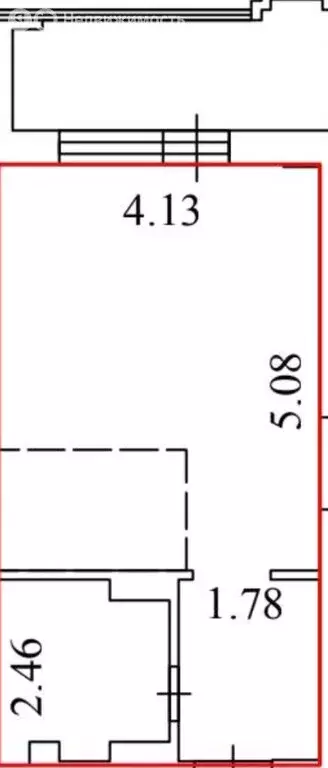 Квартира-студия: Новосибирск, улица Королёва, 19 (30 м) - Фото 1