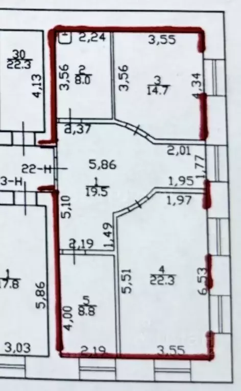 Офис в Санкт-Петербург просп. Энгельса, 37 (73 м) - Фото 2
