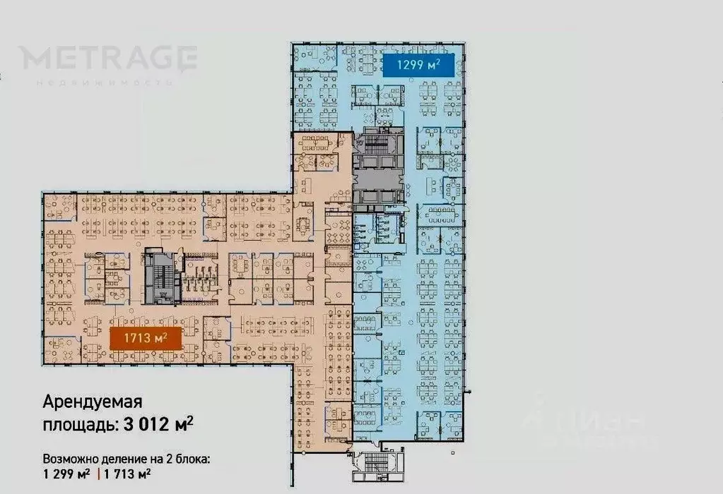 Офис в Москва Киевское шоссе, 22-й км, 6Ас1 (1299 м) - Фото 1