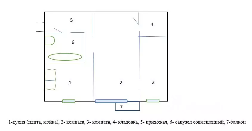 2-к кв. Ленинградская область, Шлиссельбург Кировский район, Затонная ... - Фото 1