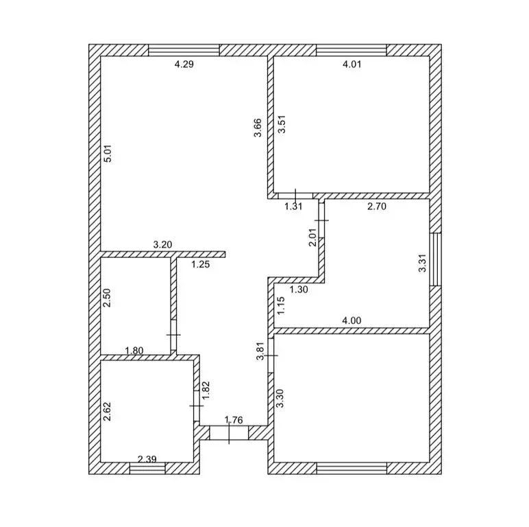 Дом в село Большебрусянское, улица Бажова, 32 (81 м) - Фото 1