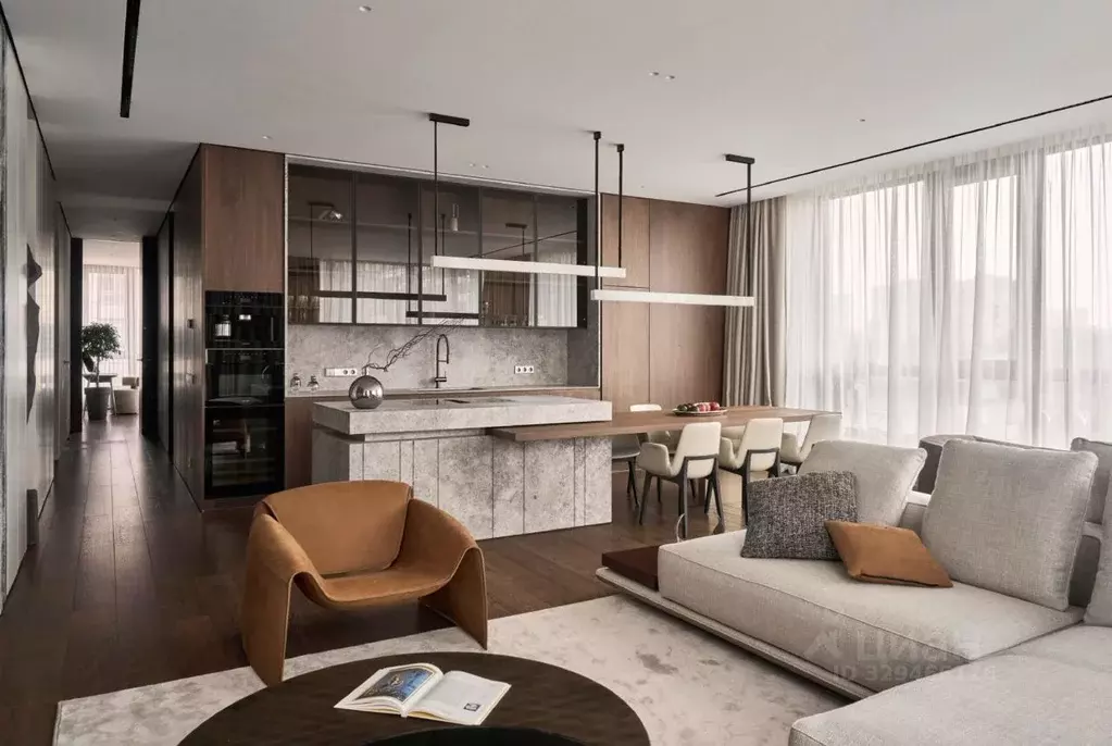 5-к кв. Москва ул. Усачева, 2С3 (200.0 м) - Фото 1