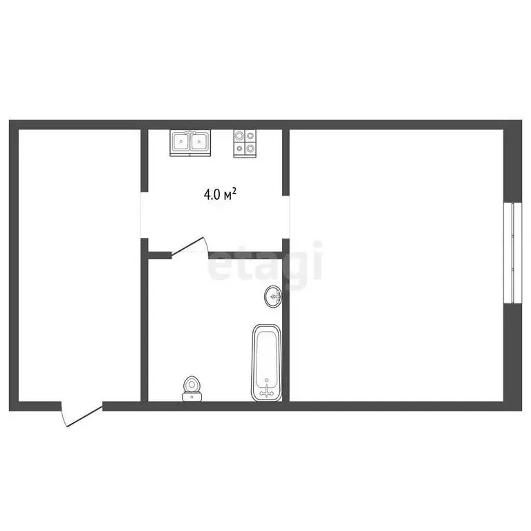Квартира-студия: Тюмень, Минская улица, 5 (20 м) - Фото 0