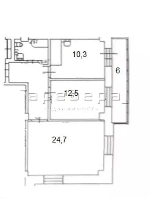 2-комнатная квартира: Красноярск, Караульная улица, 39 (61 м) - Фото 1