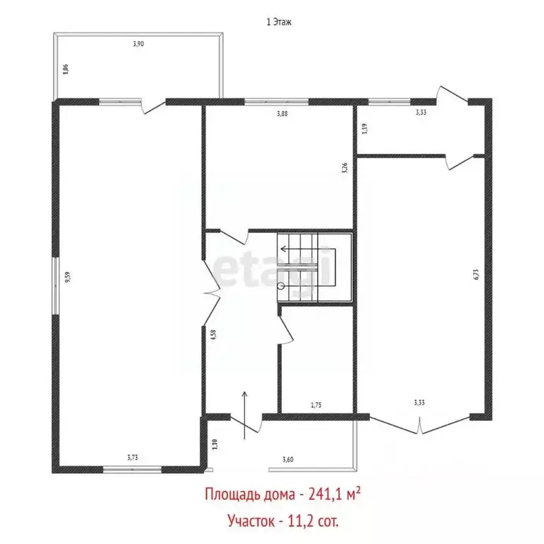 Дом в Свердловская область, Белоярский пгт ул. Лазурная, 34 (241 м) - Фото 2
