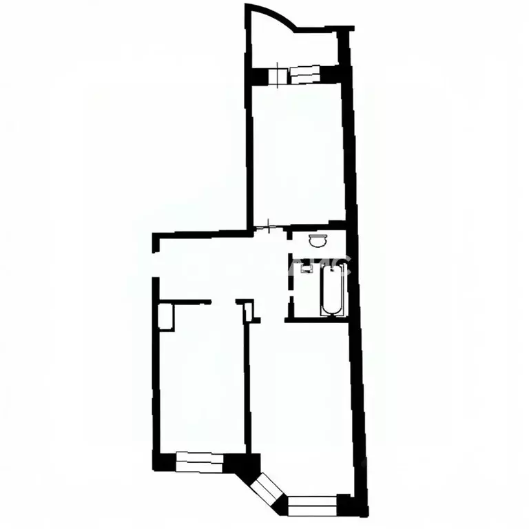 2-к кв. Ленинградская область, Всеволожск Александровская ул., 79к2 ... - Фото 2