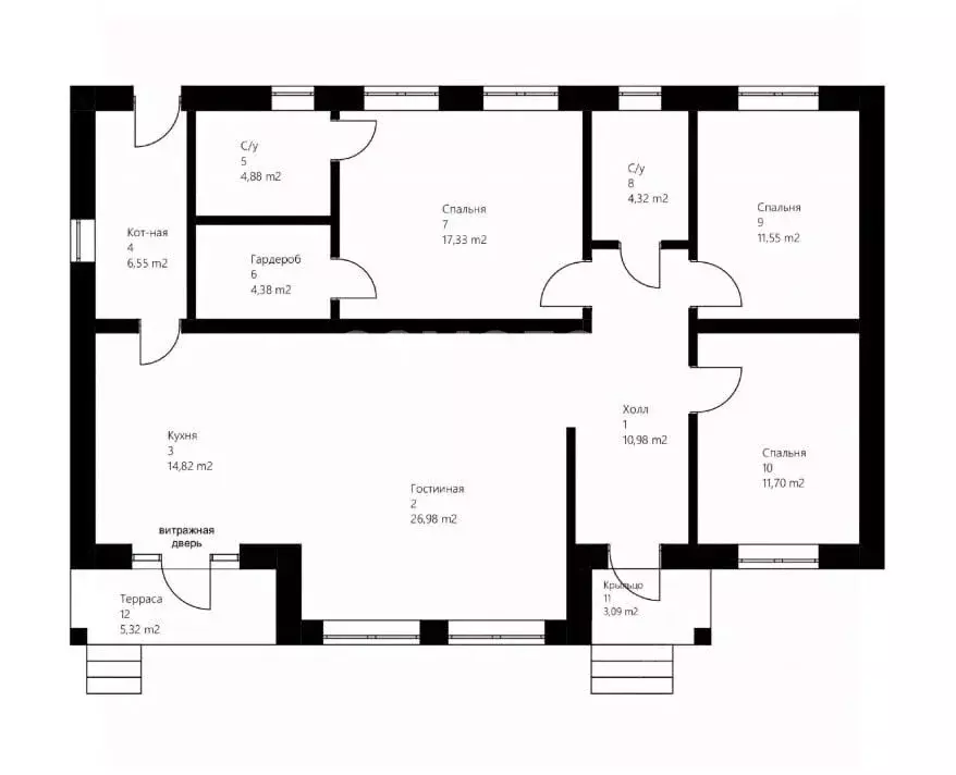 Дом в Липецкая область, Липецк Ленина-Соборная пл. (113 м) - Фото 2