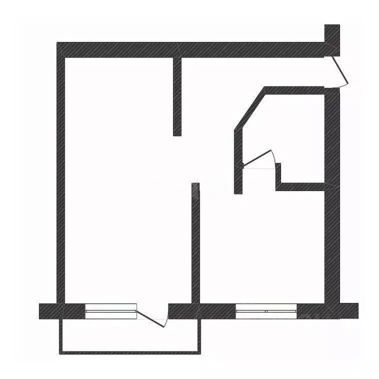 1-к кв. Белгородская область, Белгородский район, Разумное рп ул. ... - Фото 2