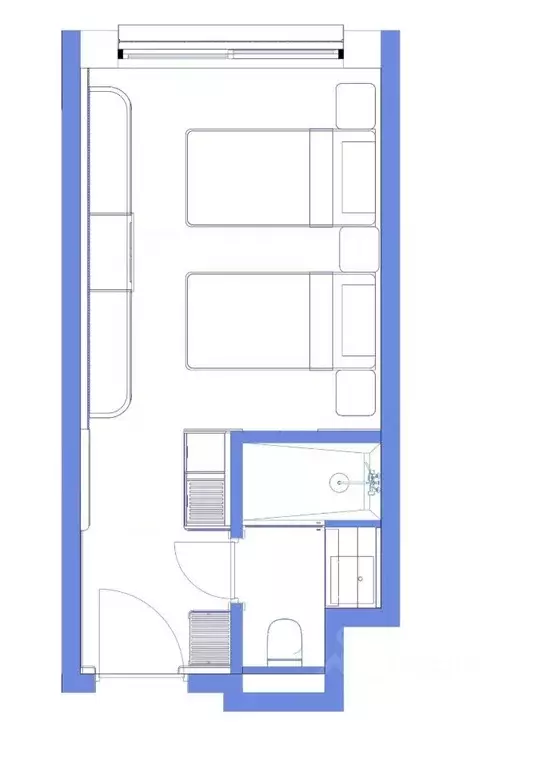 Студия Ставропольский край, Пятигорск ул. Леваневского, 3Д (20.8 м) - Фото 1