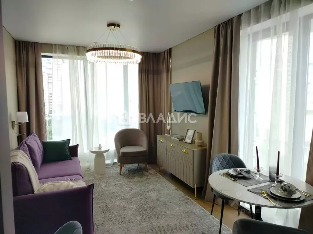 Студия Московская область, Одинцово ул. Чистяковой, 8к2 (25.74 м) - Фото 1