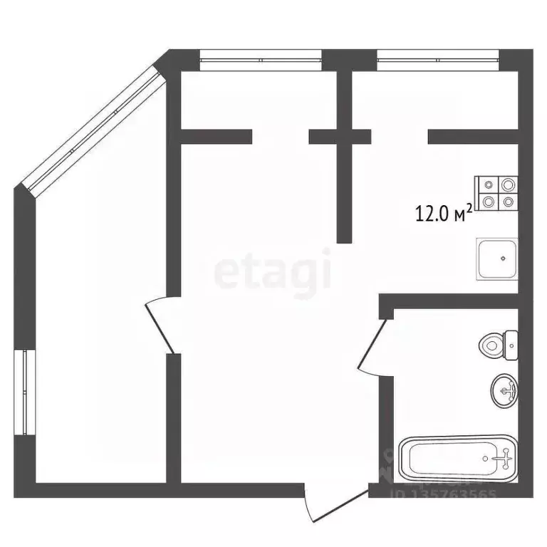 2-к кв. Краснодарский край, Анапа ул. Лермонтова, 120 (59.2 м) - Фото 2