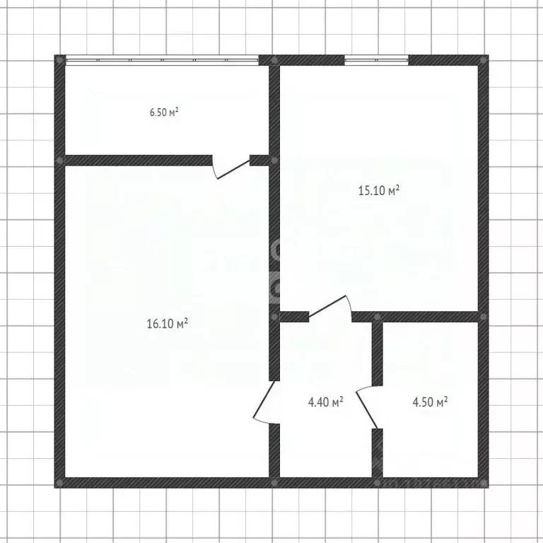 1-к кв. Липецкая область, Липецк Студеновская ул., 23Б (46.6 м) - Фото 2