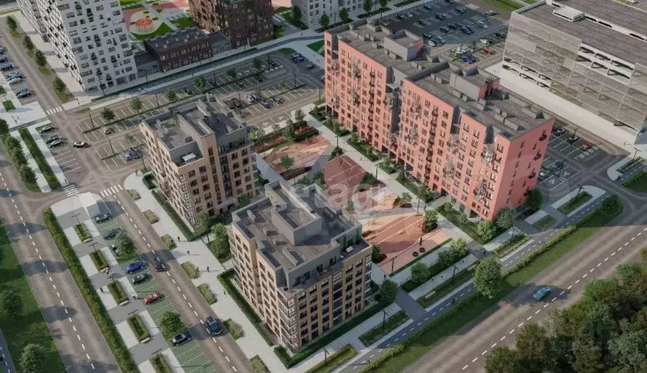 1-к. квартира, 42,5 м, 8/21 эт. - Фото 1