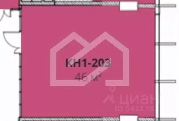 Торговая площадь в Москва ул. Гастелло, 30 (46 м) - Фото 2