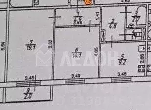 2-к кв. Омская область, Омск ул. Завертяева, 9к18 (55.9 м) - Фото 1