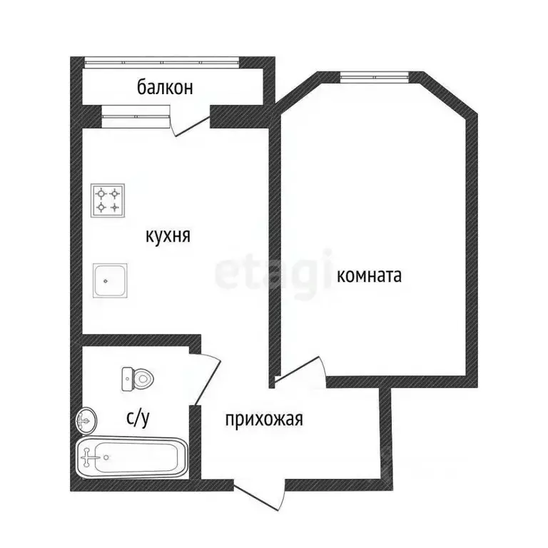 1-к кв. Воронежская область, Воронеж ул. Антонова-Овсеенко, 7л (38.6 ... - Фото 0