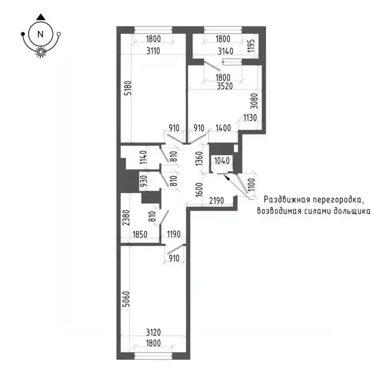 2-к кв. Санкт-Петербург бул. Измайловский, 9 (64.8 м) - Фото 1