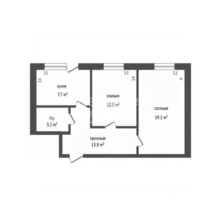 2-к кв. Дагестан, Дербент ул. Сальмана, 85Д (56.0 м) - Фото 2