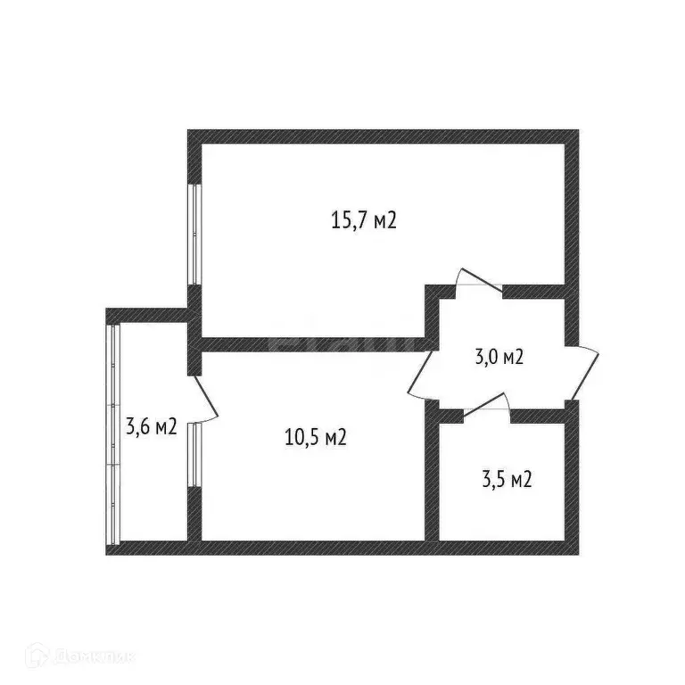 Продаётся 1-к квартира, 32.7 м - Фото 1