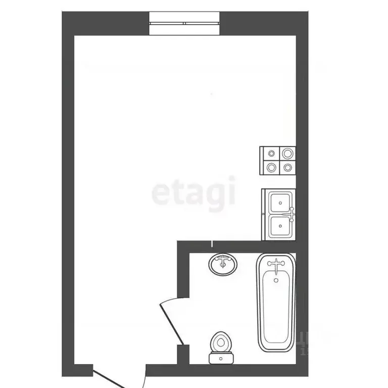 Студия Ямало-Ненецкий АО, Муравленко Школьная ул., 3 (18.1 м) - Фото 1