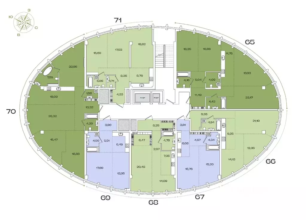 1-к кв. Иркутская область, Иркутск Октябрьский округ, Звезды жилой ... - Фото 2