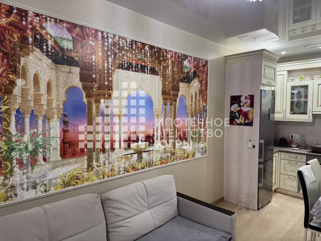 1-к кв. Ханты-Мансийский АО, Ханты-Мансийск ул. Строителей, 121 (41.3 ... - Фото 2