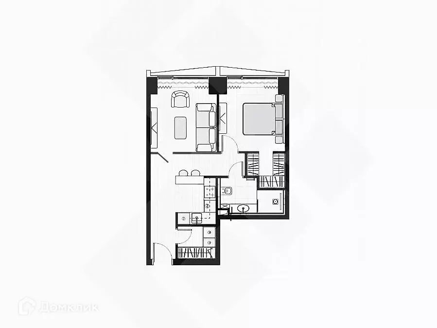 Продаётся 2-к квартира, 48.4 м - Фото 1
