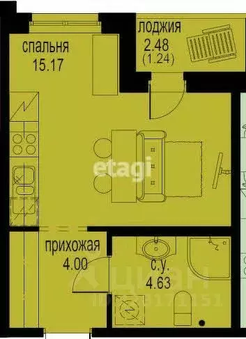 Студия Ленинградская область, Кудрово г. Всеволожский район, Заневское ... - Фото 1