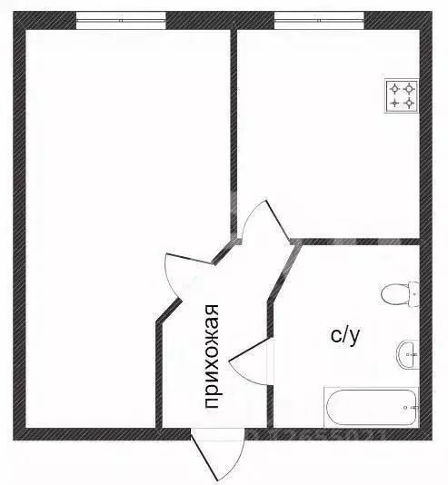 1-к кв. Костромская область, Кострома Венеция мкр, 10 (32.6 м) - Фото 1