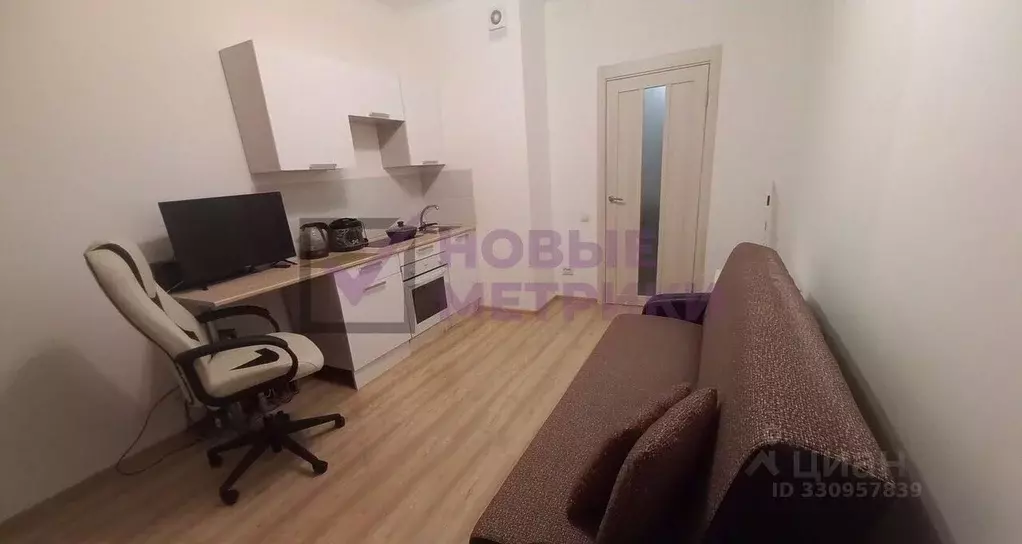 Студия Санкт-Петербург ул. Плесецкая, 10 (20.8 м) - Фото 1