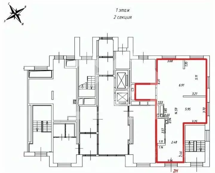 Помещение свободного назначения в Москва Севастопольский просп., 71к1 ... - Фото 2