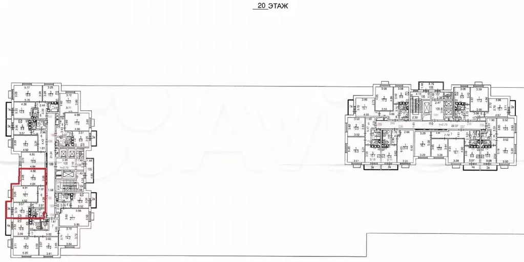 Аукцион: 2-к. квартира, 54,8 м, 20/24 эт. - Фото 1