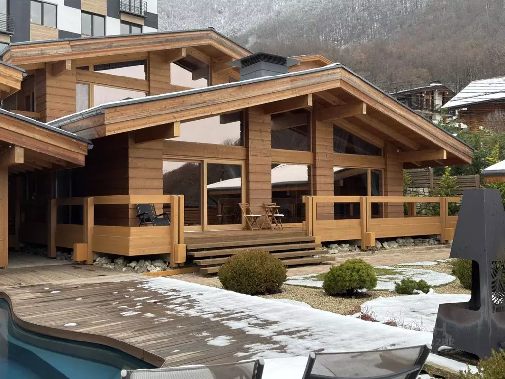 Дом в Краснодарский край, Сочи Красная Поляна пгт, ул. Ачишховская, 51 ... - Фото 1