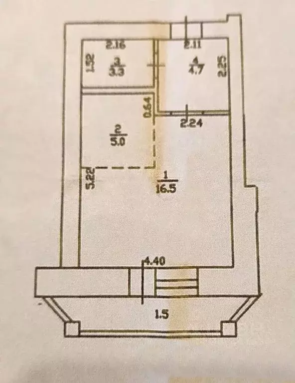 Студия Кировская область, Киров Верхосунская ул., 18 (31.0 м) - Фото 0