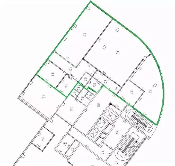 Помещение свободного назначения в Москва Поклонная ул., 3 (292 м) - Фото 2