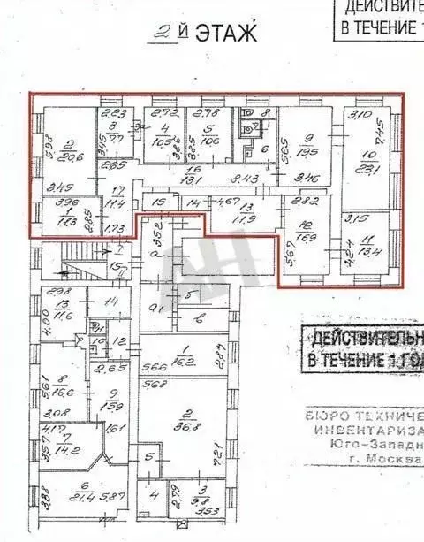 Помещение свободного назначения в Москва Ленинский просп., 70/11 (183 ... - Фото 1