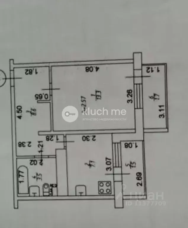 1-к кв. Татарстан, Казань ул. Юлиуса Фучика, 96 (35.7 м) - Фото 1
