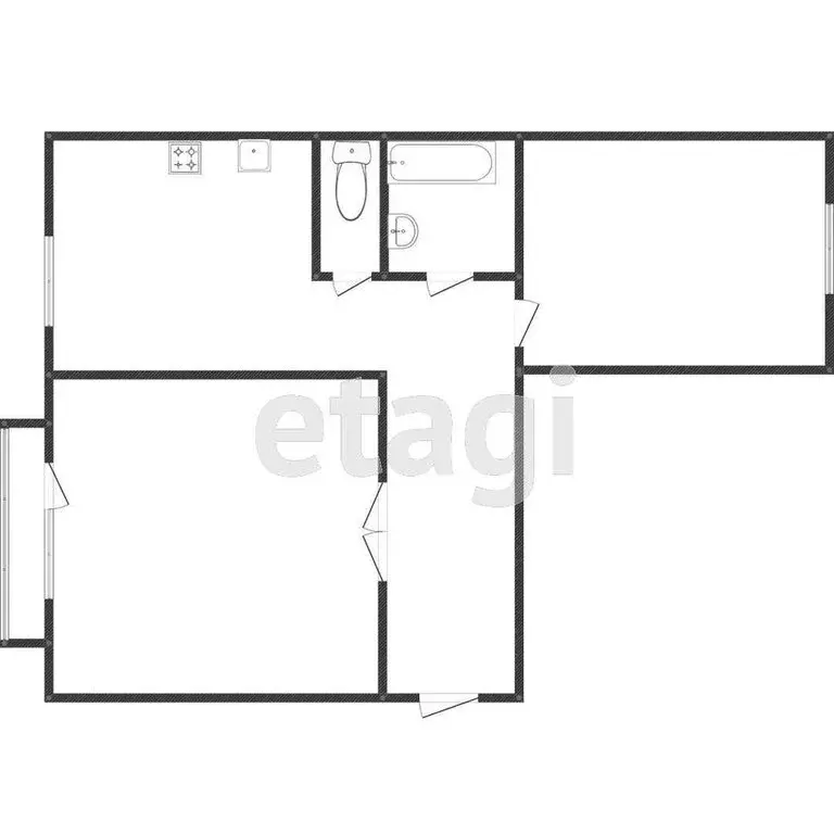2-комнатная квартира: Миасс, улица 8 Марта, 132 (52.8 м) - Фото 0
