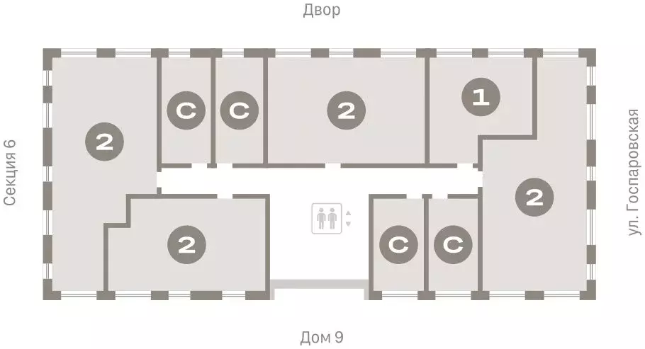 Квартира-студия: Тюмень, жилой комплекс Речной Порт (24.12 м) - Фото 1