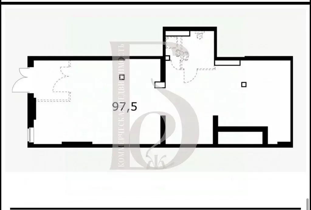 Торговая площадь в Москва Очаковское ш., 5к1 (98 м) - Фото 2
