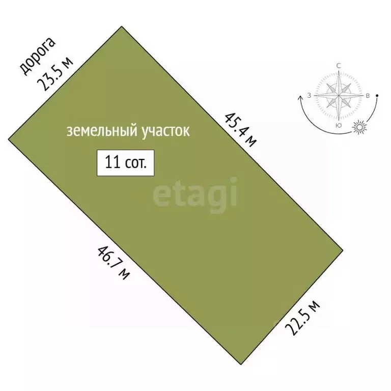 Участок в Забайкальский край, Чита Светлый мкр,  (11.0 сот.) - Фото 2