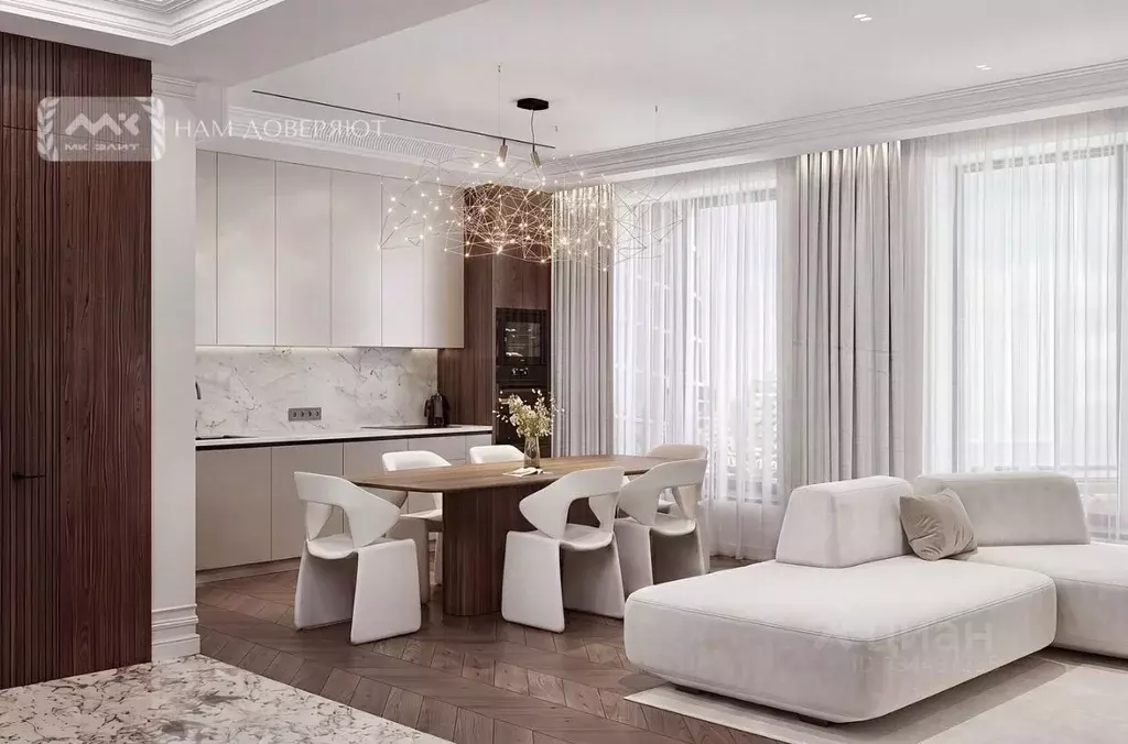 2-к кв. Санкт-Петербург ул. Чапаева, 17к2 (99.2 м) - Фото 2
