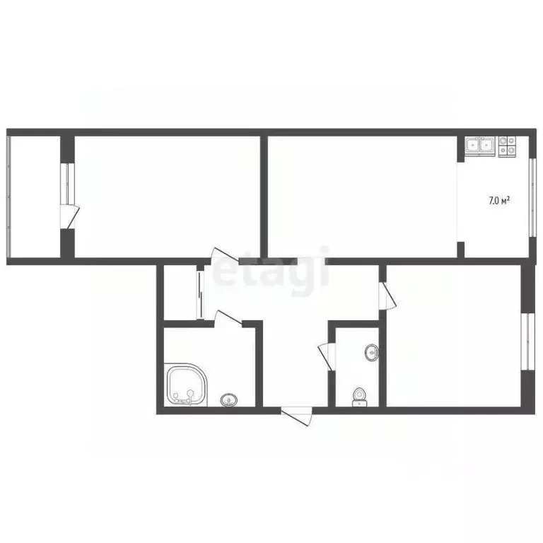 3-к кв. Севастополь просп. Победы, 44А (80.0 м) - Фото 1