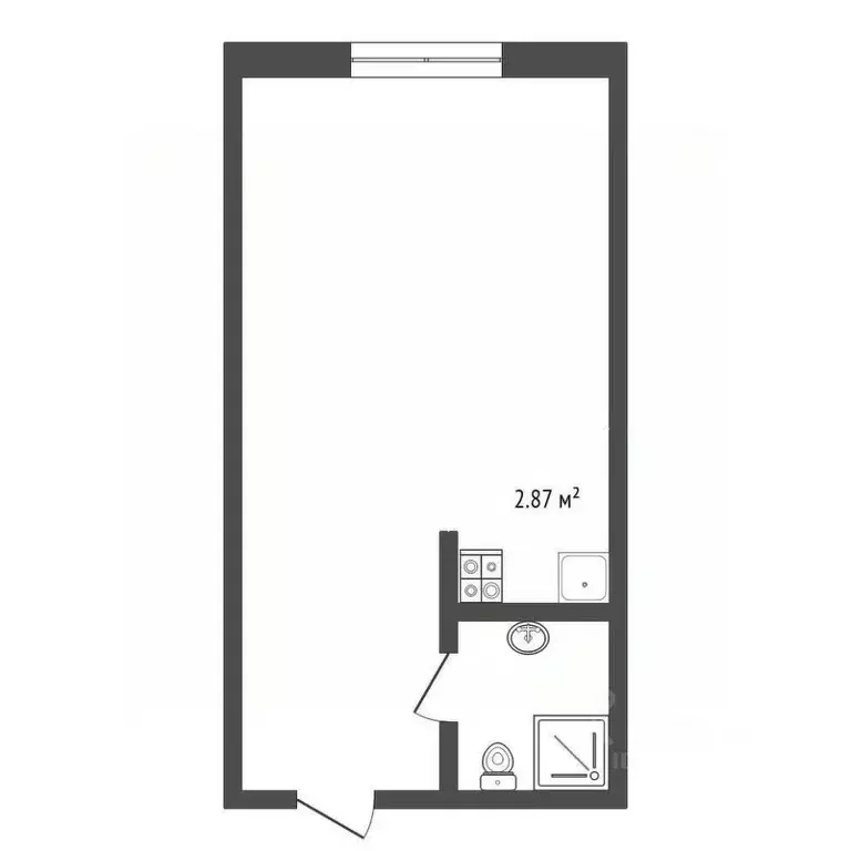 Студия Ямало-Ненецкий АО, Муравленко ул. 70 лет Октября, 43 (25.7 м) - Фото 2