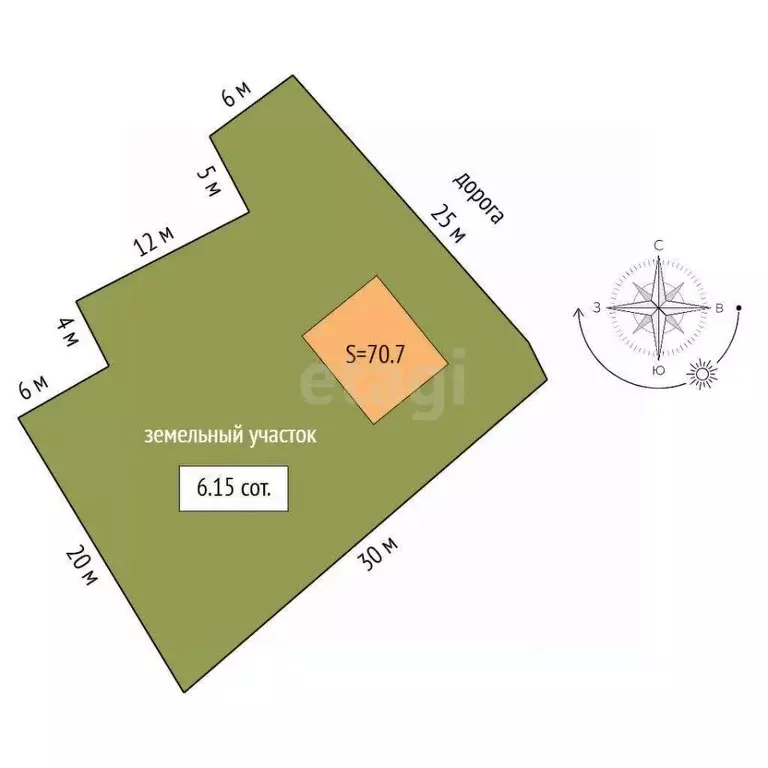 Дом в Севастополь с. Орлиное, ул. Молодежная, 34 (71 м) - Фото 1