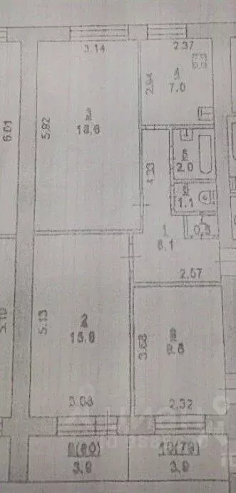 2-к кв. Ростовская область, Ростов-на-Дону ул. Литвинова, 16 (53.0 м) - Фото 1