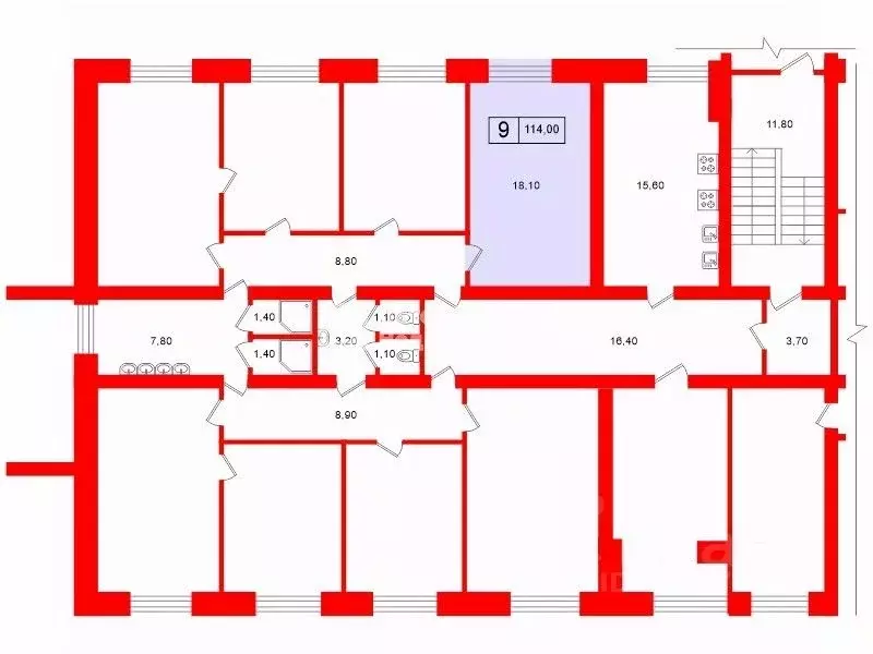 Комната Санкт-Петербург, Санкт-Петербург, Сестрорецк ул. Первого Мая, ... - Фото 2